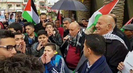 وقفة في طوباس تضامناً مع المقدسات المسيحية بالقدس