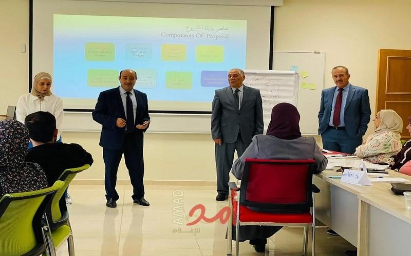أبو زيد يستقبل نظيره الأسبق في المدرسة الوطنية الفلسطينية للإدارة