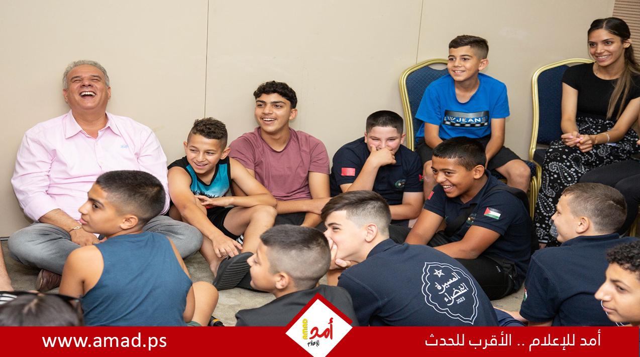 ابتسامات أطفال القدس تملأ أرجاء مقر الإقامة في طنجة