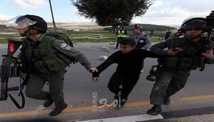 قوات الاحتلال تعتقل طفلا من قرية الجيب غرب القدس