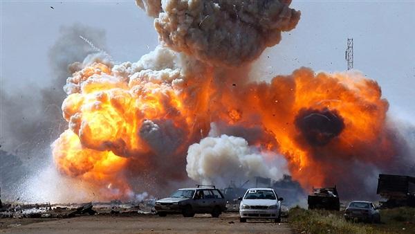 حريق وانفجار ضخم في محيط شركة خليج بترول السويس بحي المعادي بالقاهرة