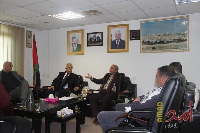 بالصور - أبو هولي يؤكد على تسخير كافة الجهود لحماية حق العودة من المشاريع التصفوية