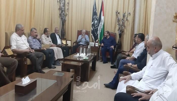 غزة: قيادة حركة حماس تهنئ حركة المقاومة الشعبية بانطلاقتها الـ19