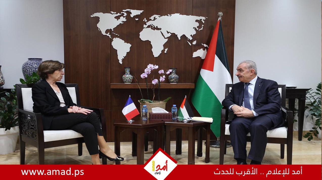 رئيس الوزراء يستقبل وزيرة الخارجية الفرنسية