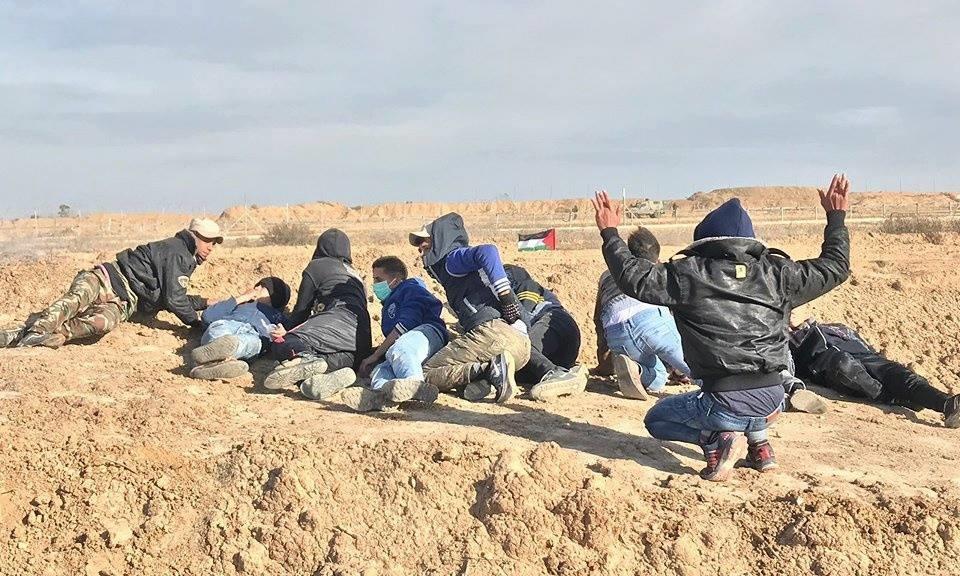 اطلاق نار تجاه مجموعة من الشبان شرق خانيونس