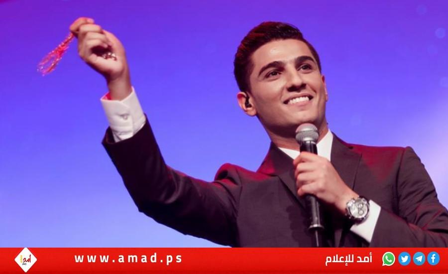 "سبوتيفاي" و"آبل ميوزيك" تحذفان أغنية "أنا دمي فلسطيني" للفنان محمد عساف
