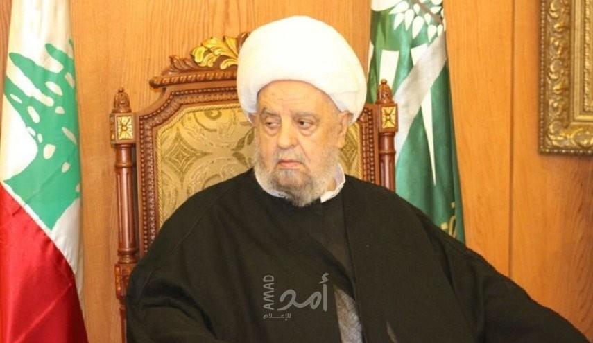 لبنان: وفاة رئيس المجلس الإسلامي الشيعي الأعلى الشيخ عبد الأمير قبلان