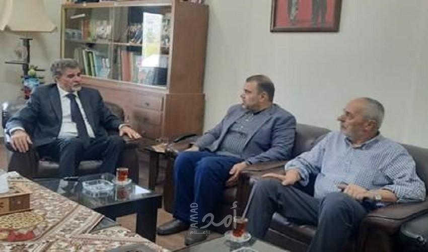 سوريا: السفير عبد الهادي وممثل الجهاد يؤكدان على أهمية دعم الأسرى