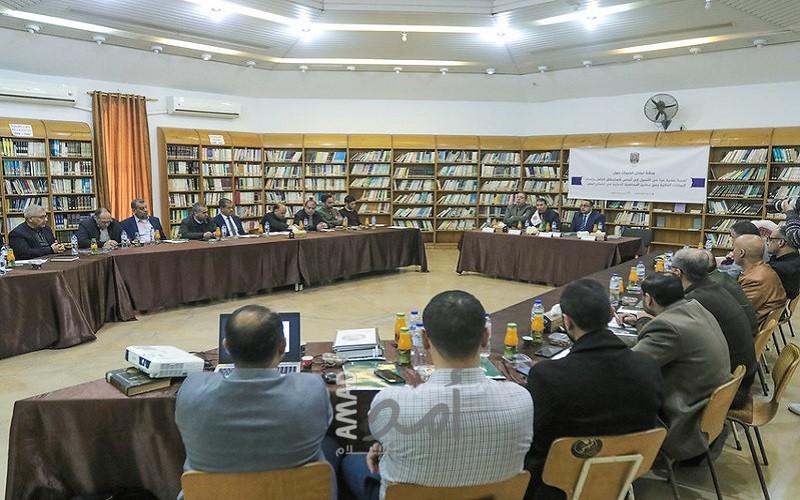 بلدية غزة تعقد ورشة عمل لاستعراض تجربتها في التحول إلى أساس الاستحقاق الكامل