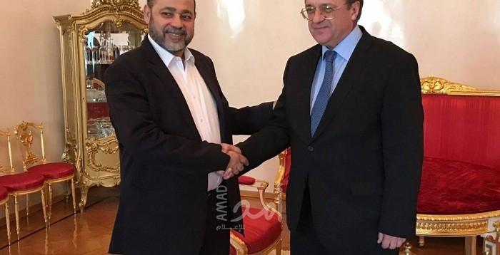 تفاصيل لقاء وفد حماس بنائب وزير الخارجية الروسي