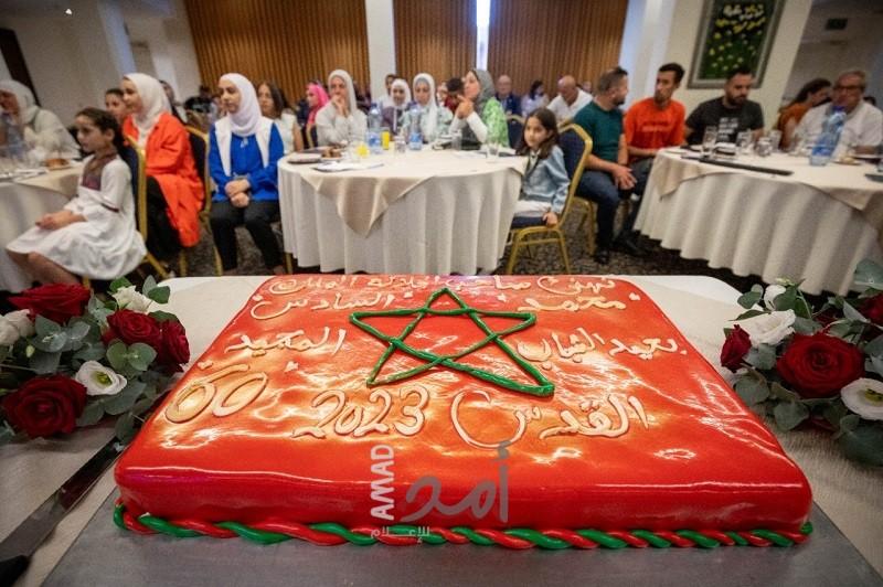 أطفال القدس المشاركون في المخيم الصيفي "المسيرة الخضراء" وعائلاتهم يحتفون بعيد الشباب