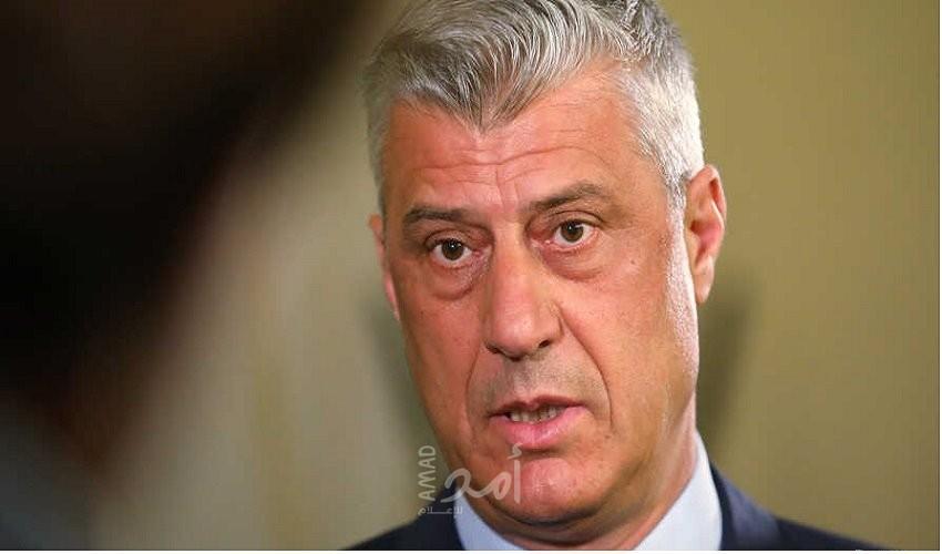 رئيس كوسوفو ثاتشي يستقيل بعد اتهامه بارتكاب جرائم حرب