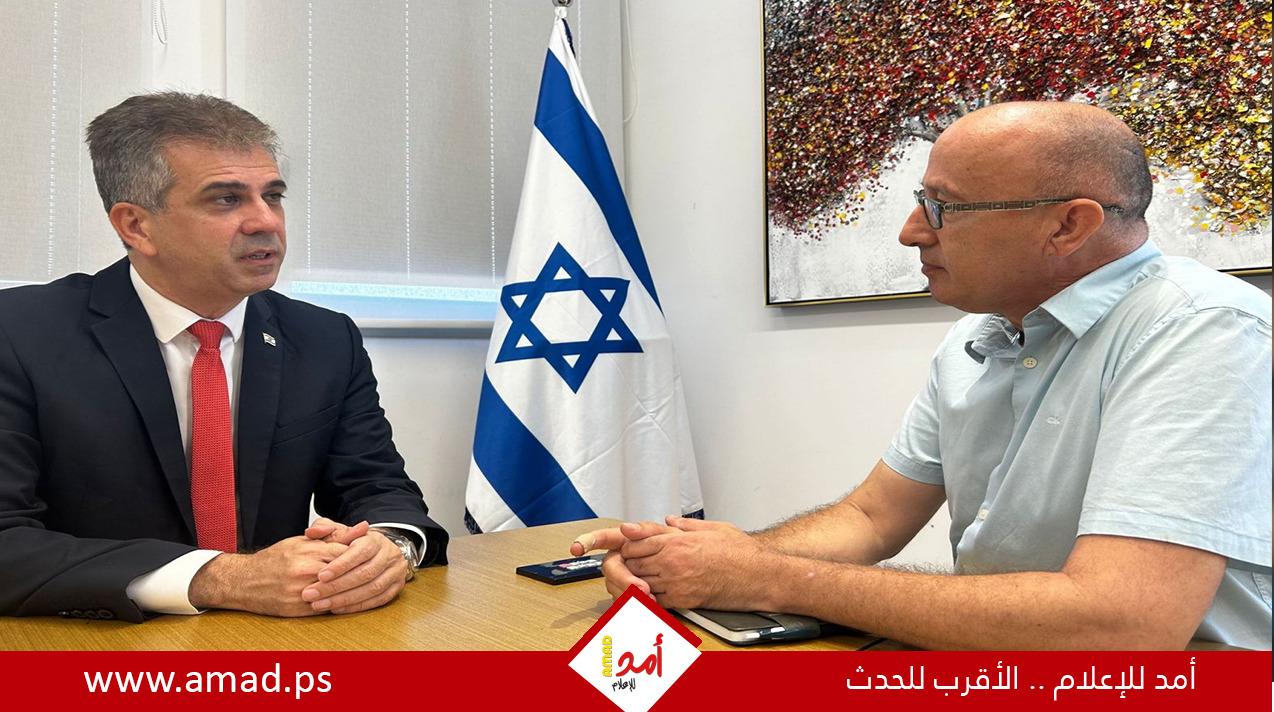 وزير الخارجية الإسرائيلي: القضية الفلسطينية ليست عائقا أمام السلام مع العرب