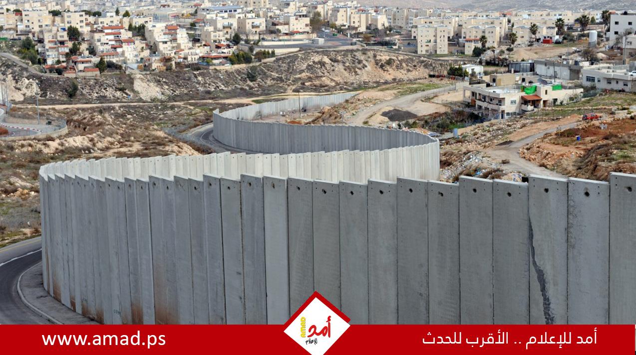 قوات الاحتلال تشرع ببناء مقاطع من جدار الفصل العنصري في الجلمة