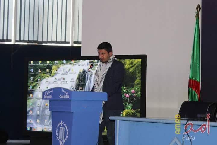 جامعة محمد خيضر في الجزائر تمنح درجة الماجستير للباحث وليد المدهون