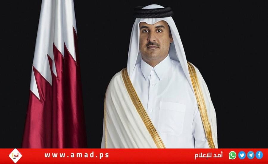 الأمير تميم:  لا يجوز أن تمنح إسرائيل ضوءا أخضر غير مشروط وإجازة غير مقيدة بالقتل