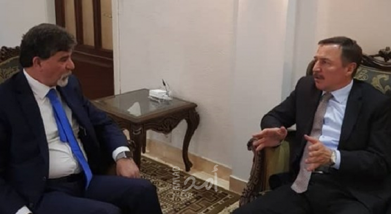 السفير عبد الهادي يبحث مع نظيره الروسي لدى سوريا آخر التطورات في فلسطين