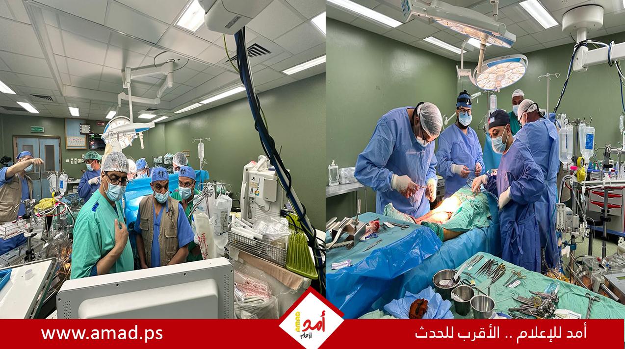 وفد "PAMA" الطبي يختتم جولته في غزة بإجراء سلسلة عمليات معقدة ونوعية