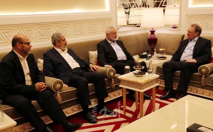 وفد من حماس يبحث مع بوغدانوف مستجدات القضية الفلسطينية وعلى رأسها مخطط الضم الإسرائيلي