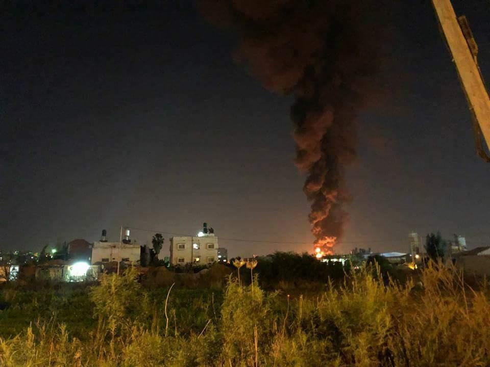 حريق بحرش في قرية لفتا غرب القدس