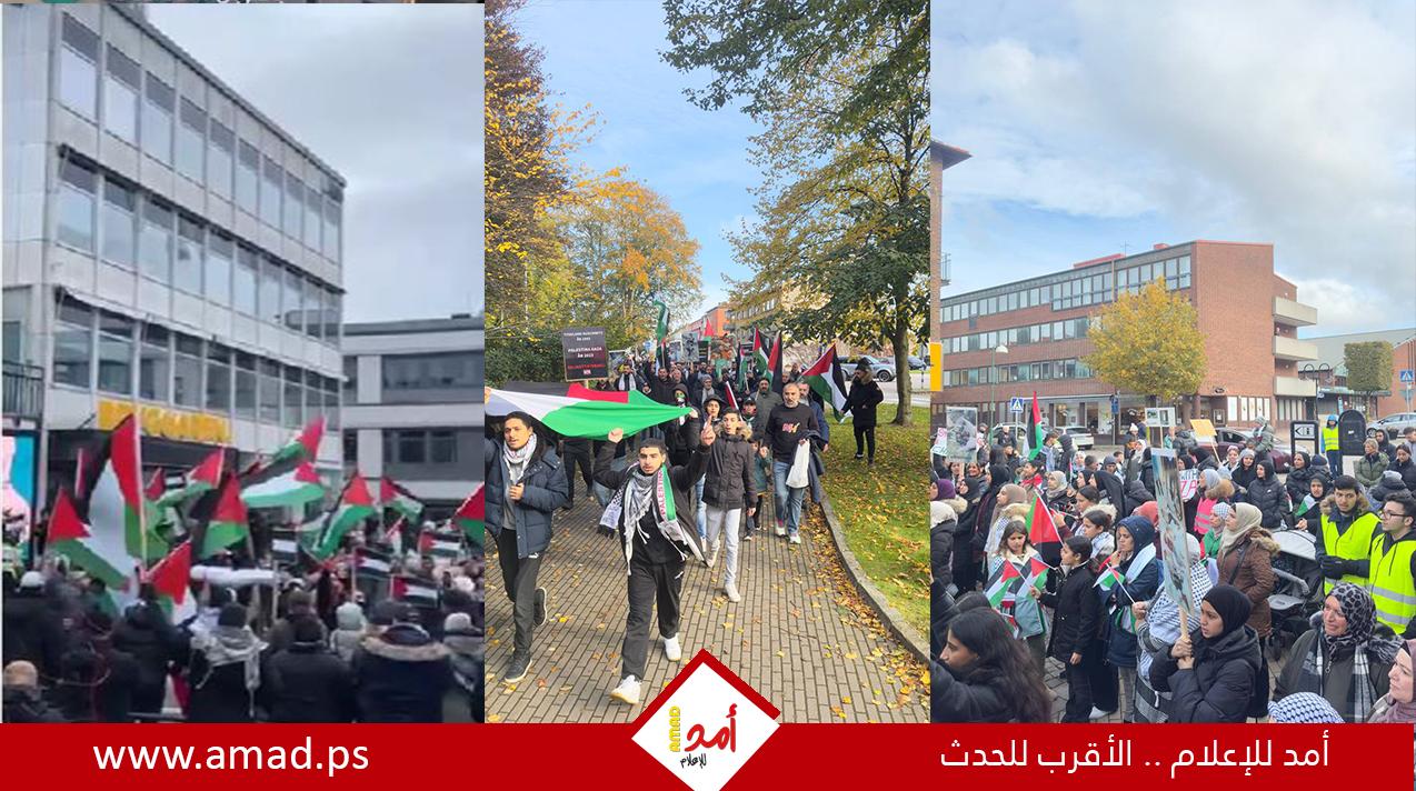 مظاهرات حاشدة في الساحات الدولية لدعم الشعب الفلسطيني- صور