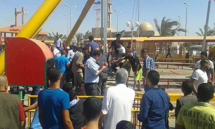 21 اصابة جراء سقوط إحدى ألعاب الأطفال بملاهي في رام الله