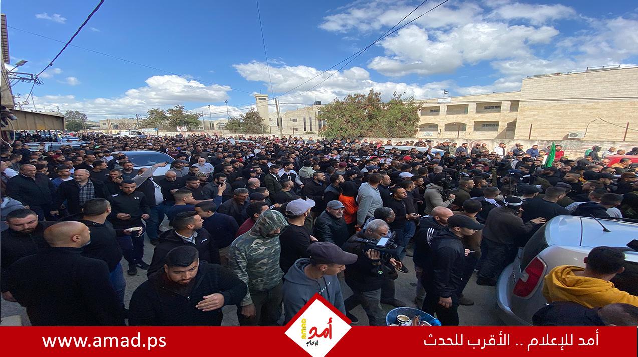 جماهير غفيرة تشيع جثامين شهداء مجزرة جيش الاحتلال في جنين