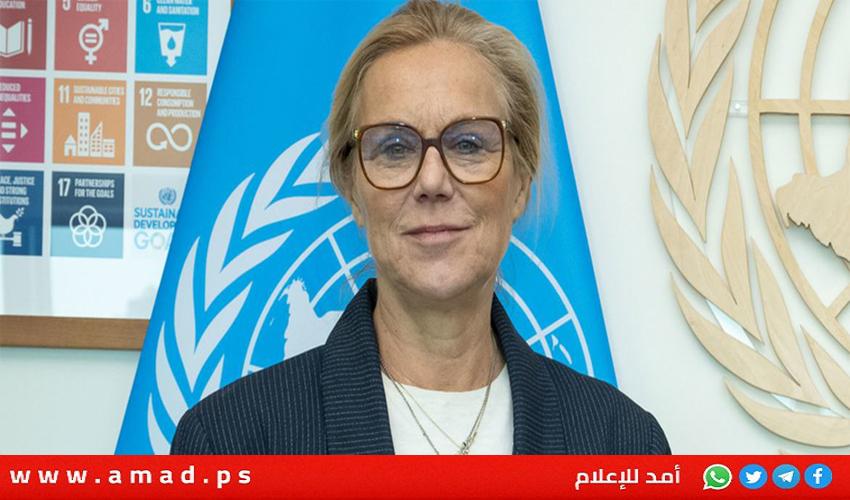 الخارجية ترحب بتعيين المنسقة الأممية سيغرد كاغ كخطوة تسّرع وصول المساعدات للشعب الفلسطيني
