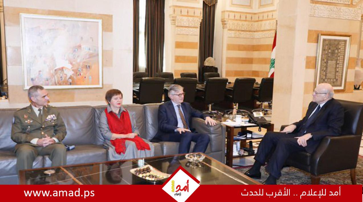 ميقاتي: مستعدون للدخول في مفاوضات لتحقيق الاستقرار في جنوب لبنان