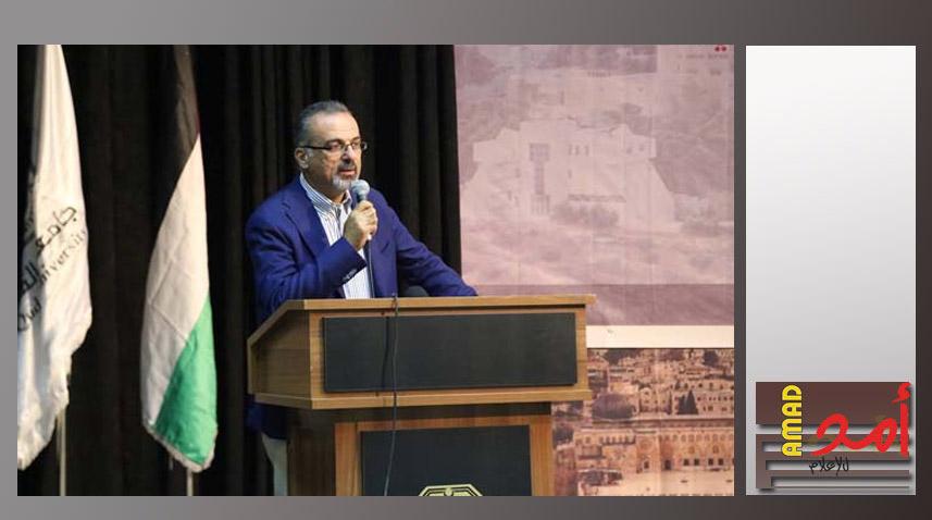 بالصور.. رجل الأعمال الفلسطيني د. عبد المالك جابر يزور جامعة القدس ويدعم مشاريعها الريادية