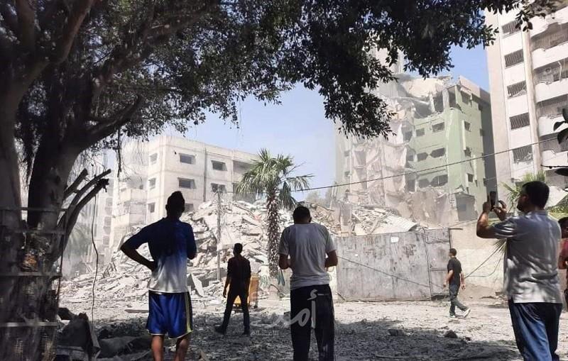 جيش الاحتلال: طائرات حربية قصفت مقر الأمن الداخلي شمال قطاع غزة