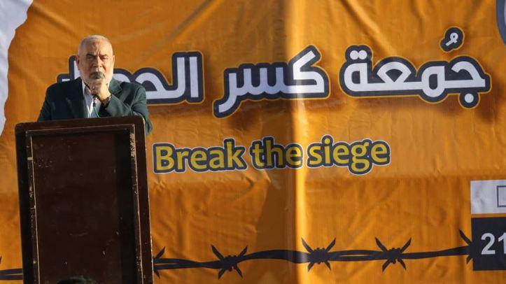 أحمد بحر: مسيرات العودة مستمرة ومتصاعدة و شعبنا لن يصبر كثيرا