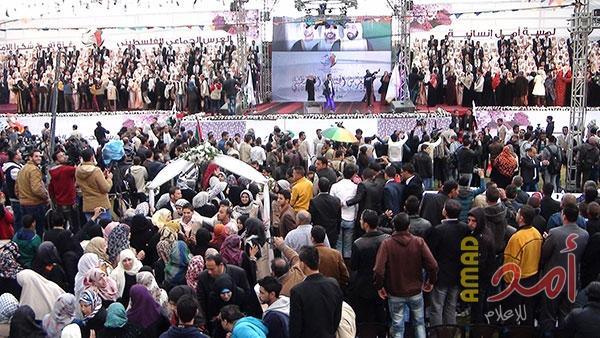 (خاص )على شاطيء غزة تقيم مؤسسة "فتا" أكبر عرس جماعي بدعم إماراتي - فيديو+ صور