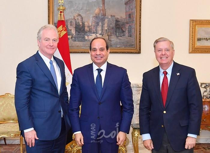 السيسي: جهود تسوية الصراع الفلسطيني الإسرائيلي يجب أن تتوافق مع "حل الدولتين" ومبادرة السلام العربية