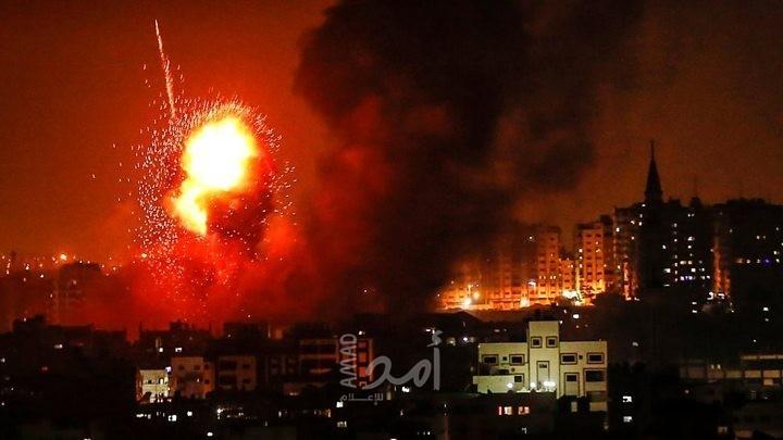 إجمالي ما حدث خلال الساعات الأخيرة في القصف الإسرائيلي على قطاع غزة