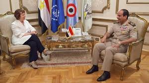 مصدر سيادى مصري: "السيسى" أكد لـ"أشتون" رفضه أى ضغوط دولية.. ولا تراجع عن خارطة الطريق