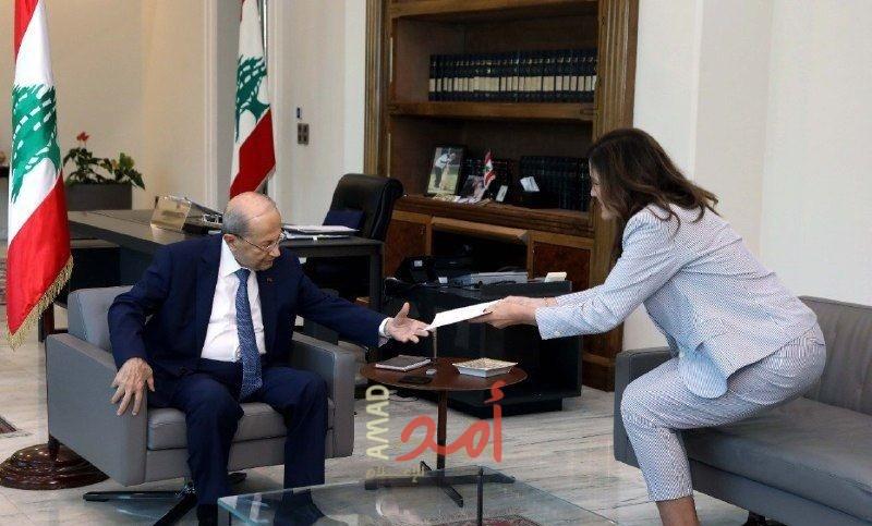 عون يتسلم عرضاً خطياً من الوسيط الأمريكي لترسيم الحدود اللبنانية الإسرائيلية