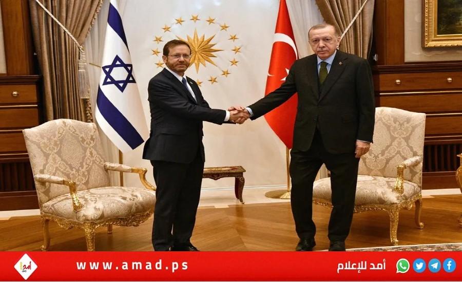 أردوغان: إعادة تبادل السفراء مع إسرائيل خطوة مهمة