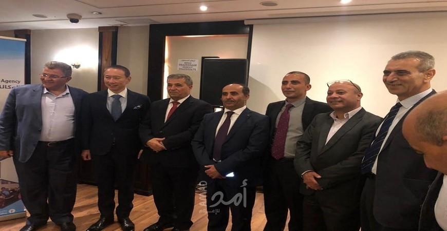 أبو هولي يبحث مع السفير الياباني أوضاع اللاجئين الفلسطينيين في المخيمات
