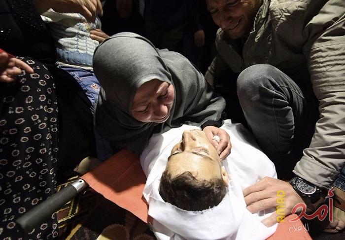 جماهير خانيونس تشيع جثمان الشهيد "سعد أبو طه" إلى مثواه الأخير