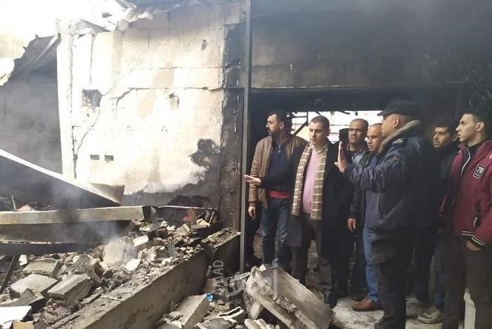غزة: "التنمية الاجتماعية" تتفقد متضرري حادث الحريق المأساوي في النصيرات