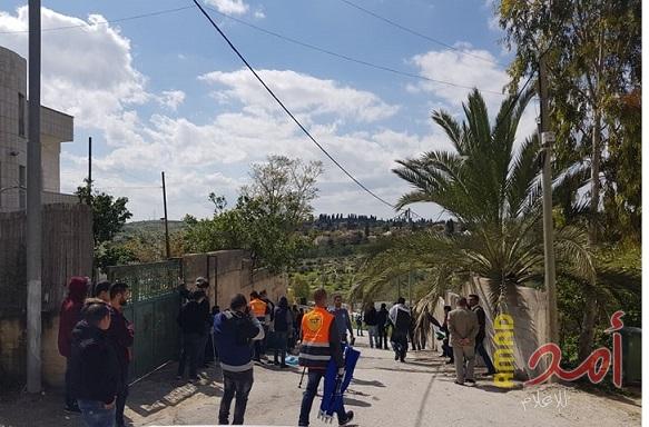 إصابات بالاختناق في بيت سيرا خلال مسيرة تطالب باستراداد جثامين الشهداء