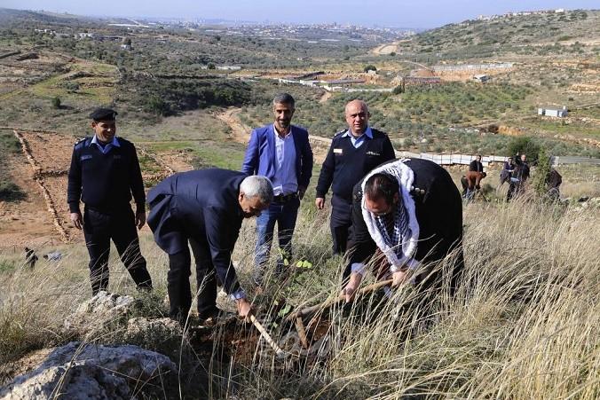 صور .. قلقيلية: إحياء يوم الشجرة بزراعة الأشجار الحرجية