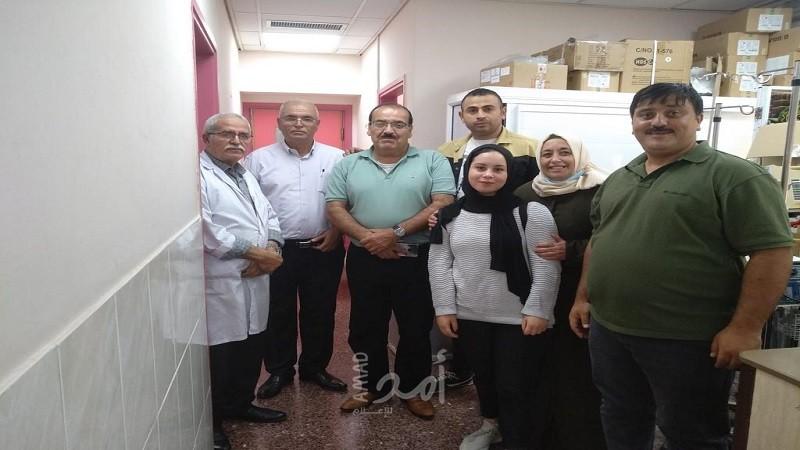 وفد من النضال الشعبي يزور قسم الأورام في المستشفى الوطني بنابلس
