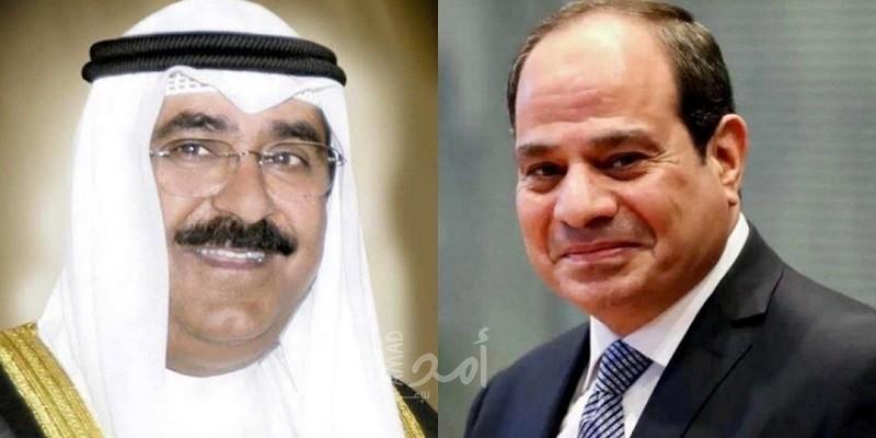السيسي يهاتف ولي العهد الكويتي