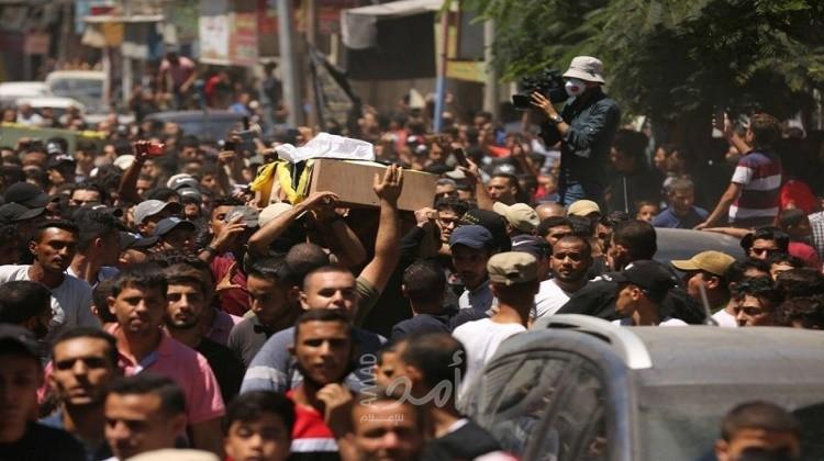 تشييع جثامين 4 شهداء من عناصر سرايا القدس في غزة