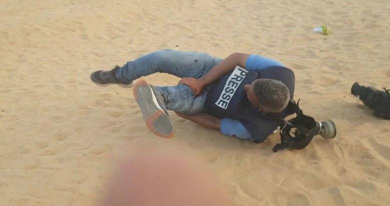 إرشادات للصحفيين في مواجهة الاستهداف من قبل قوات الاحتلال بأحداث مسيرة العودة