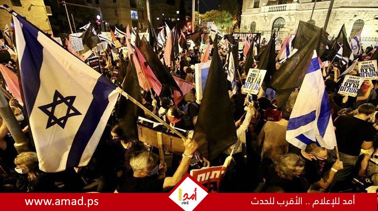 آلاف الإسرائيليين يتظاهرون في تل أبيب وحيفا للمطالبة بإسقاط حكومة نتنياهو - فيديو