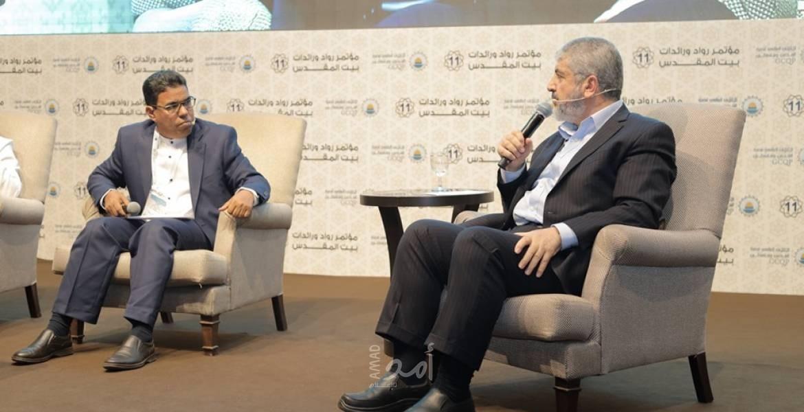 تجاوباً مع الموقف الإيراني من انتفاضتي العراق ولبنان.. مشعل يتهم الحراك بالتأثير على القضية الفلسطينية
