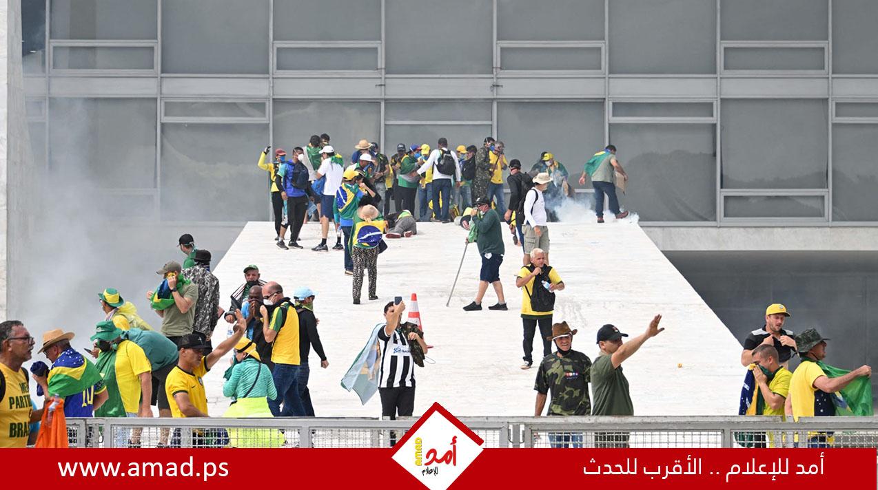 مناصرو بولسونارو اقتحموا القصر الرئاسي والمحكمة العليا والكونغرس - فيديو